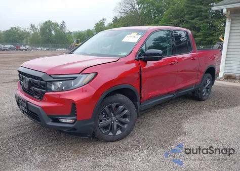 2025 Honda Ridgeline Sport from USA, damaged, VIN 5FPYK3F18SB007238